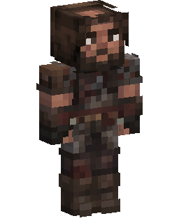 Skin Minecraft Dark Armored Warrior