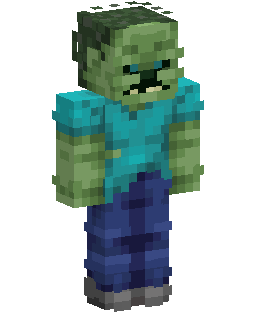 Zombie Movie Variant Minecraft-Skin