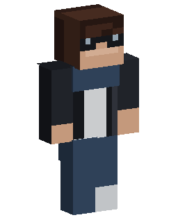 Sunglasses Guy in Black Jacket Minecraft-Skin