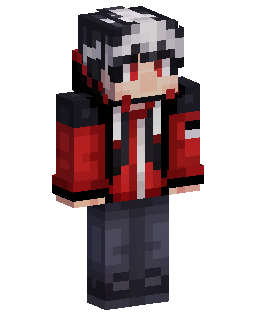 Red Jacket Boy Minecraft-Skin