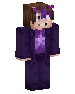 Purple Hooded Girl Minecraft skin