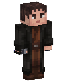 Dark Coat Man Minecraft-Skin