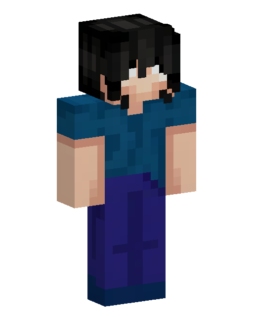 Blue Shirt Boy Minecraft skin