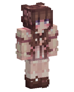 Skin Minecraft Pink Sweater Anime Girl