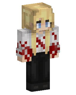 Blond Red Marked Boy Minecraft skin