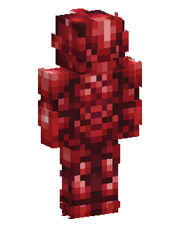 Skin Minecraft Red Armored Warrior