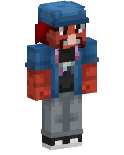 Red And Blue Jacket Boy Minecraft skin