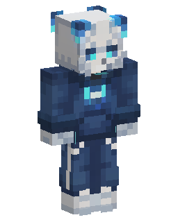 Blue Crystal Warrior Minecraft 스킨