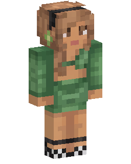 Green Explorer Girl skin de Minecraft