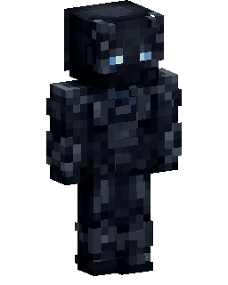 Dark Armored Robot Minecraft skin