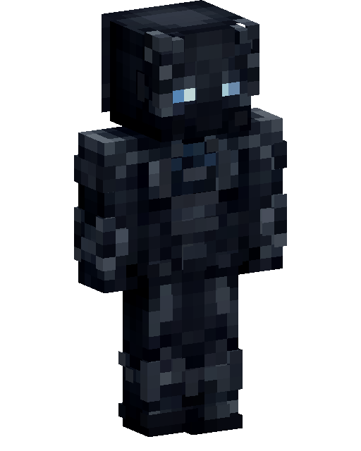 Dark Armored Robot 마인크래프트 스킨