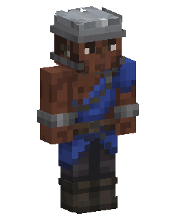 Minecraft-skin Blue Sash Adventurer