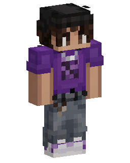 Purple Hoodie Boy skin de Minecraft