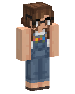 Denim Overalls Boy Minecraft skin