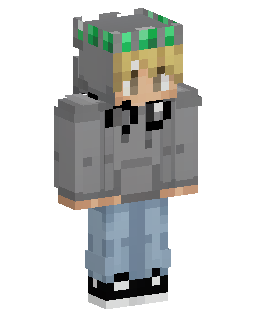 Blonde Grey Hoodie Gamer 的 Minecraft 皮肤