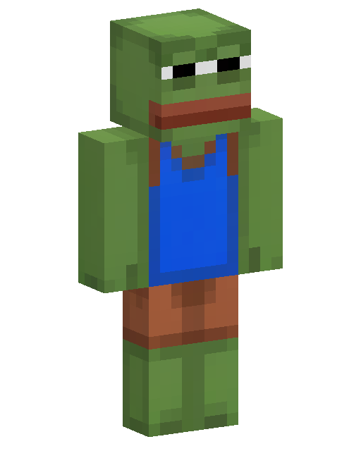 Pepe Meme Frog Minecraft skin