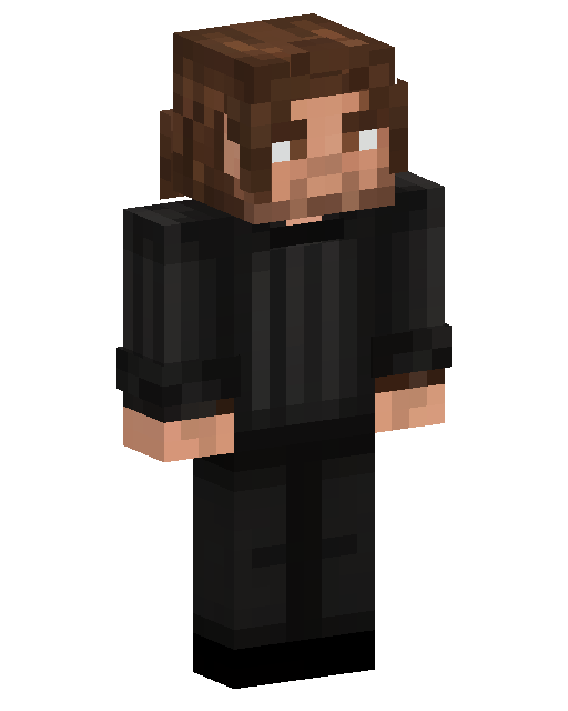 Скин Minecraft Black Jacket Boy