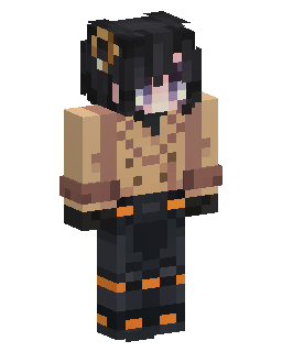 Tan Jacket Anime Warrior のMinecraftスキン
