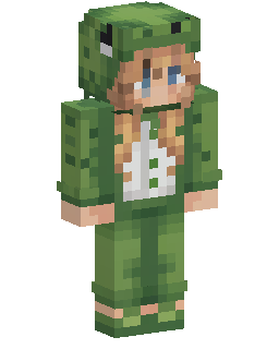 Green Hoodie Girl skin de Minecraft