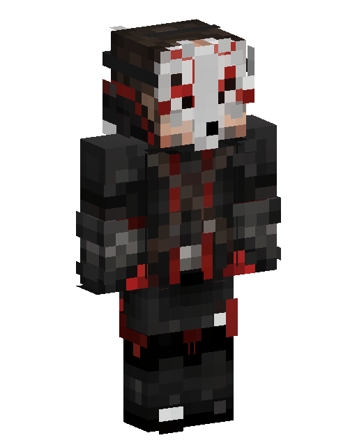 Minecraft-Skin Masked Shadow Warrior