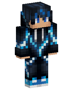 Blue Haired Gamer Minecraft 스킨