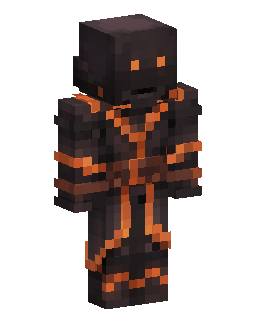 Skin Minecraft Molten Lava Warrior