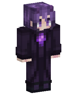 Purple Hooded Mage skin de Minecraft