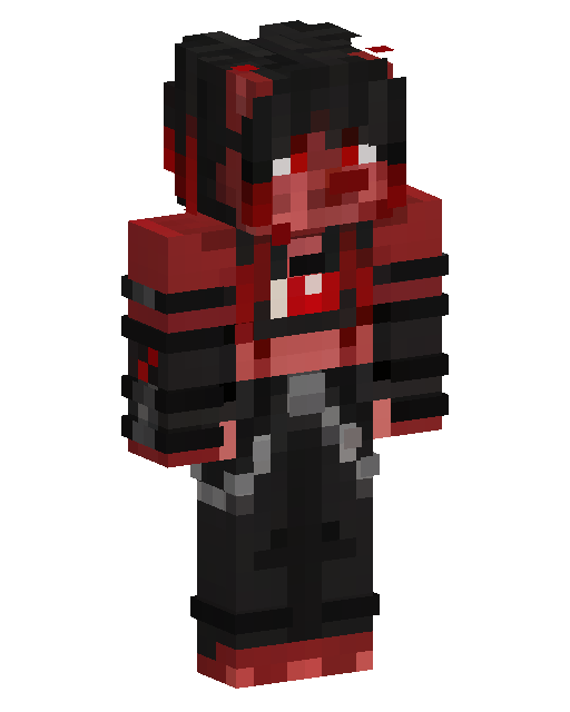 Red Black PunkのMinecraftスキン