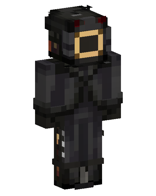 Dark Gas Mask Soldier Minecraft 皮肤