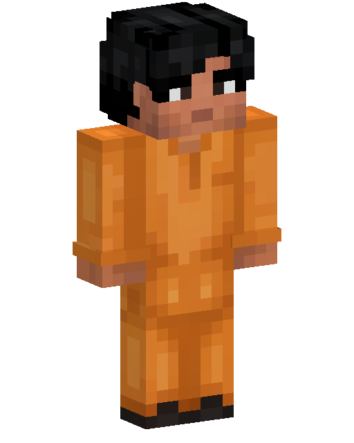 Orange Jumpsuit Prisoner Minecraft skin