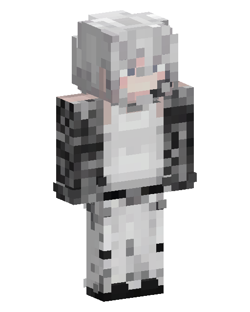 Silver Haired Maid Minecraft 皮肤