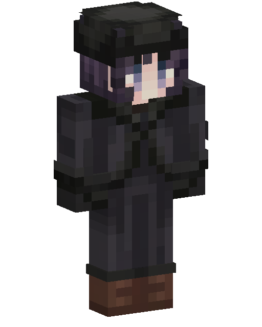 Dark Hooded Boy Minecraft skin