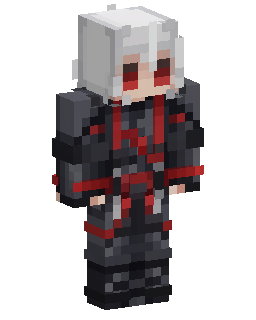 Red Black Armored Warrior skin de Minecraft
