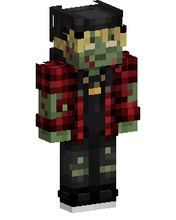 Plaid Shirt Zombie skin de Minecraft