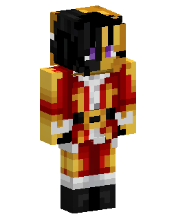 Red And Gold Festive Outfit Minecraft-Skin