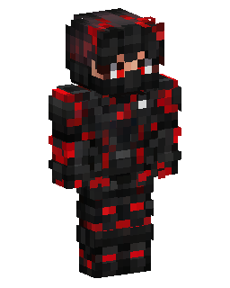 Red Veined Shadow Armor Minecraft skini