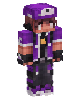 Purple Gamer Minecraft-Skin