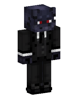 Skin Minecraft Dark Hooded Shadow Figure