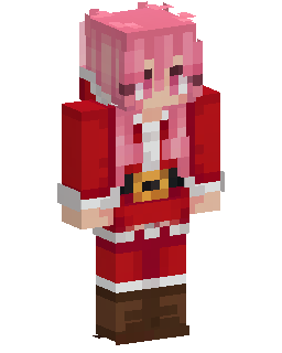 Pink Haired Red Outfit skin de Minecraft