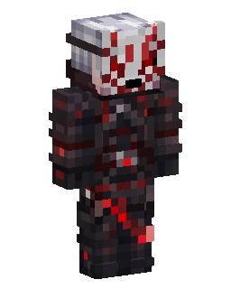 Skin Minecraft Crimson Armored Warrior