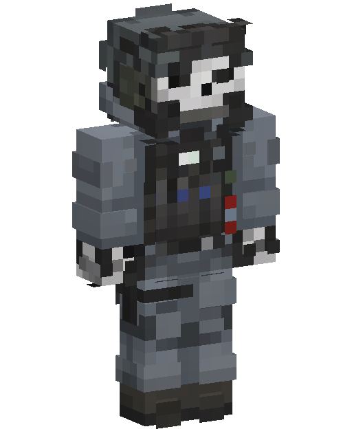 Minecraft-Skin Call of Duty Ghost Skull Mask Soldier
