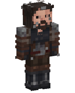 Bearded Medieval Warrior skin de Minecraft
