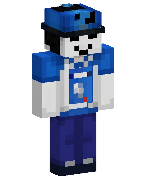 Blue Police Officer Minecraft skin