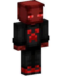 Red Eyed Demon Minecraft skin