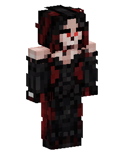 Dark Crimson Gothic Figure skin de Minecraft