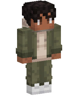 Skin Minecraft Olive Jacket Boy