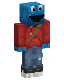 Cookie Monster skin de Minecraft