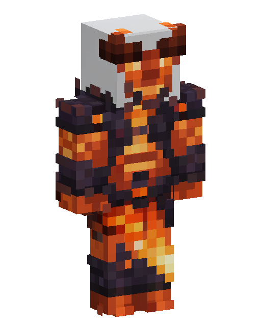 Lava Armored Warrior — Minecraft Skin Download