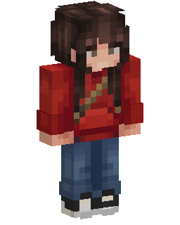 Red Jacket Boy Minecraft skin