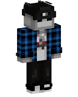 Blue Plaid Boy Minecraft-Skin